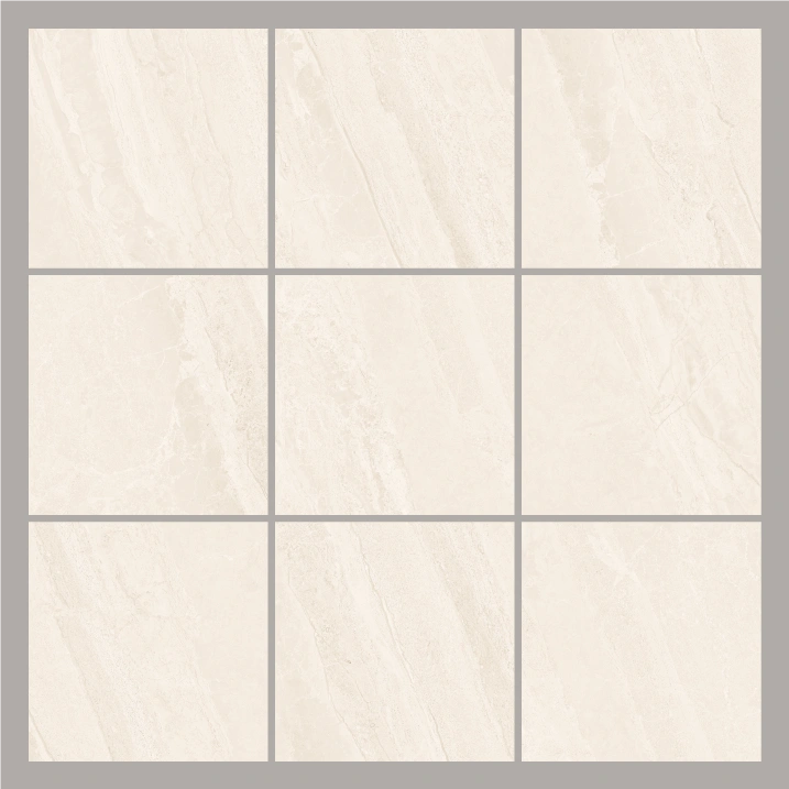 Matētas flīzes CORTINA STONE CREMA CARVING, 60x60 cm, TS